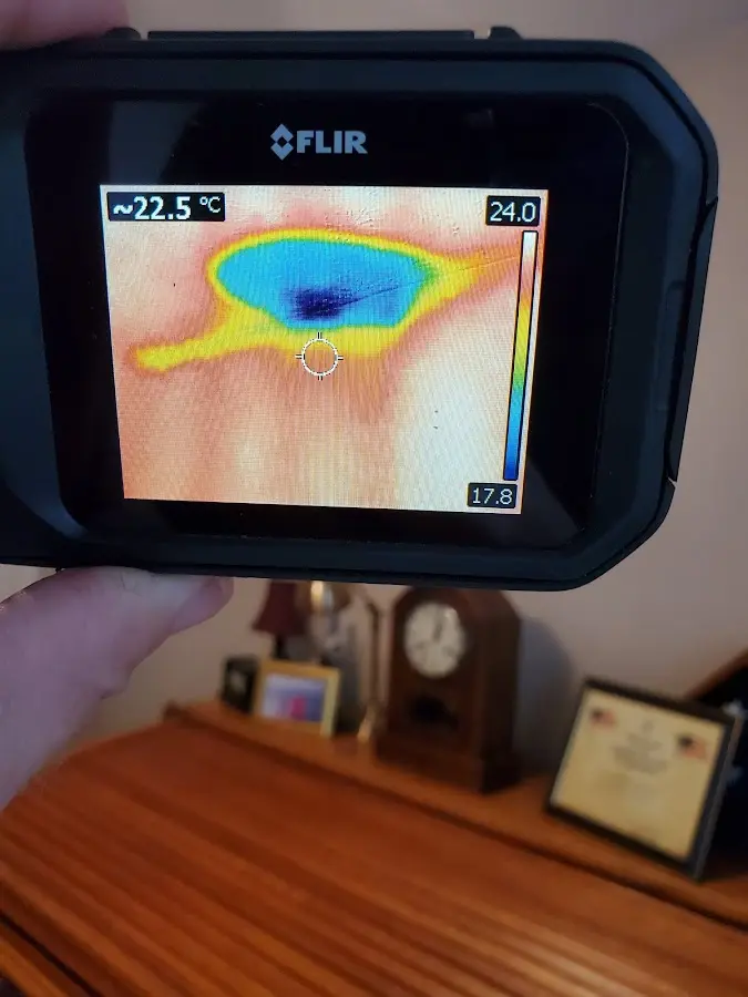 Thermal imaging inspection for water damage in Massena